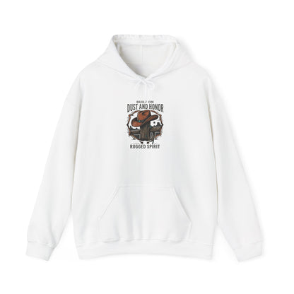 Dust and Honor Western Hoodie | cowboy, frontier, vintage Americana
