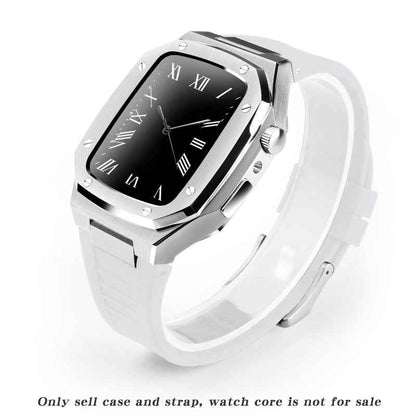 Metal Watch Case Rubber Strap Smart Watch Accessories