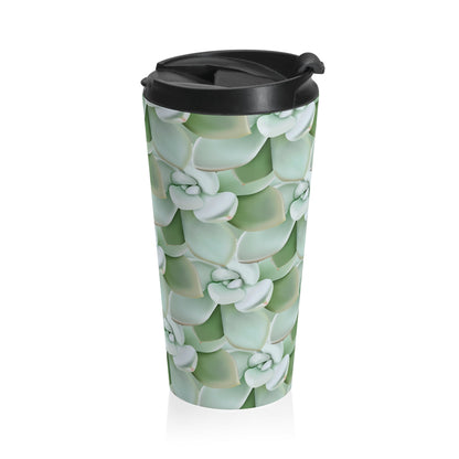 Pachyveria Haagei Succulent 15 oz Vacuum Insulated Stainless Steel Travel Tumbler