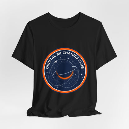 Orbital Mechanics Club Tee | mission patch, rocket science nerd