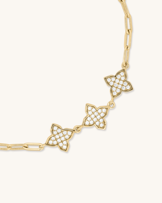 Triple Clover Bracelet
