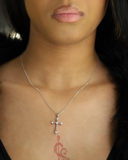 Radiant Faith Cross Necklace