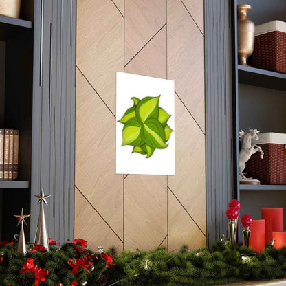 Philodendron Brasil Botanical Print – Unframed Wall Art