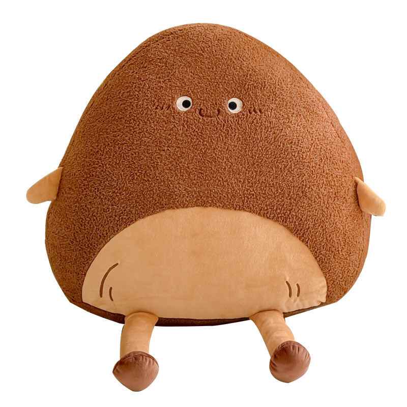 Simple And Cute Cartoon Rice And Vegetable Roll Pillow