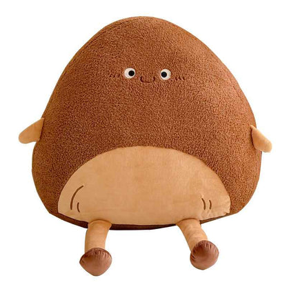 Simple And Cute Cartoon Rice And Vegetable Roll Pillow