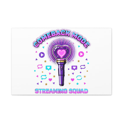 Comeback Mode Lightstick Canvas | K-pop Comeback, Streaming Squad