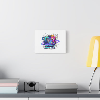 Six Seven Meme War Canvas | Legendary Internet Battle Art, Viral Culture Wall Decor