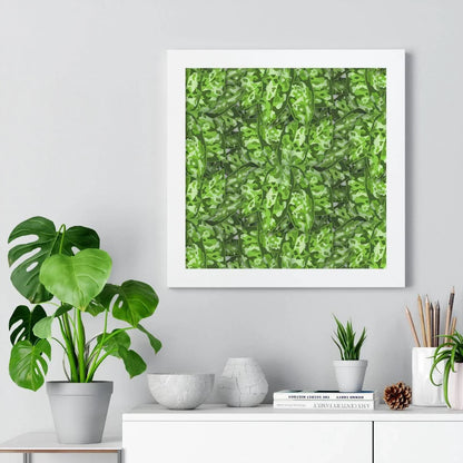 Aglaonema Pictum Framed Print – Botanical Wall Art