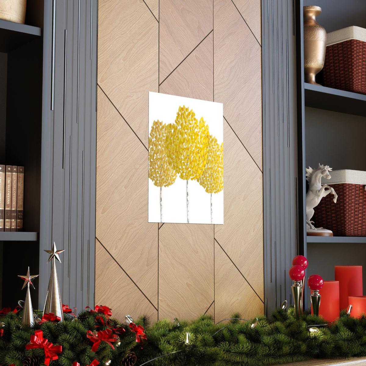 Fall Aspen Print – Unframed Wall Art