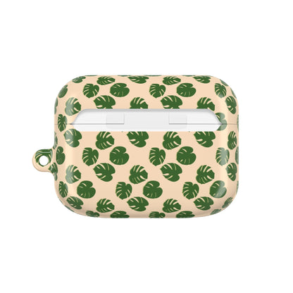 Monstera Pattern AirPod Case