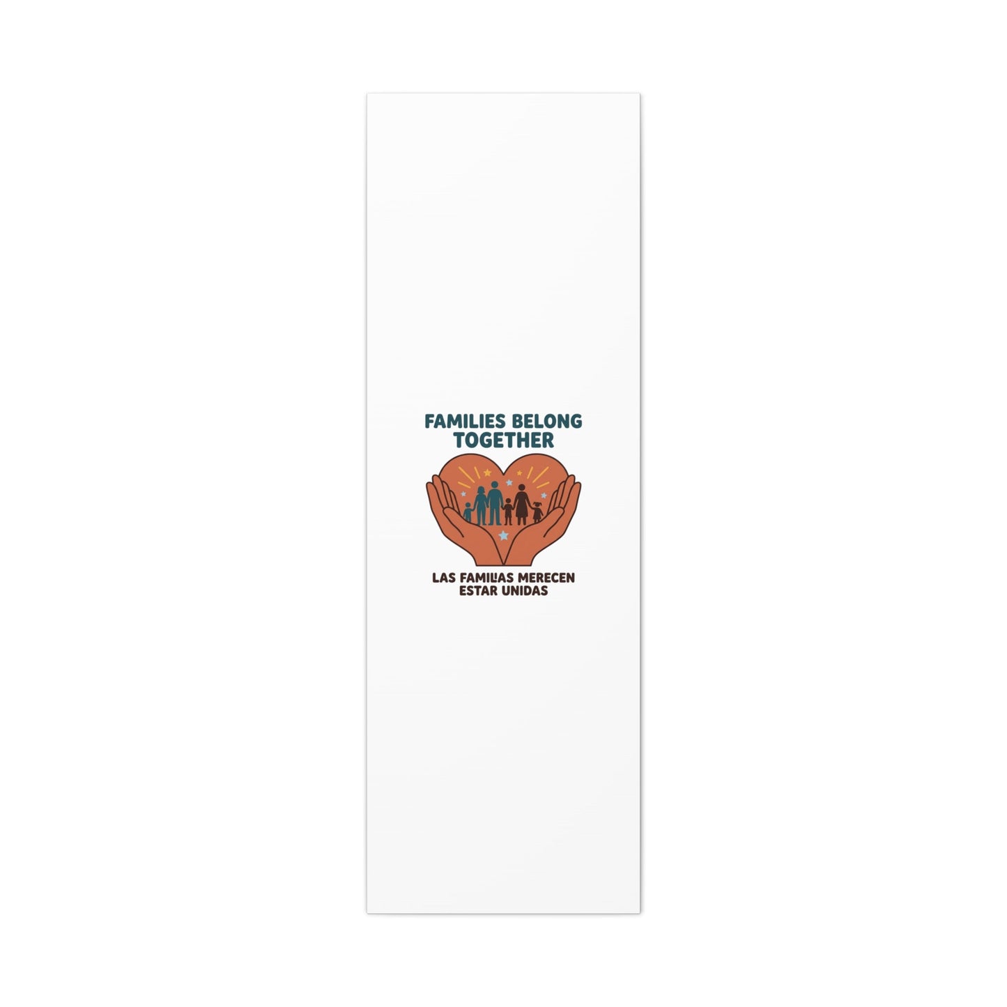 Families Belong Together Canvas | Family Unity, Bilingual Solidarity