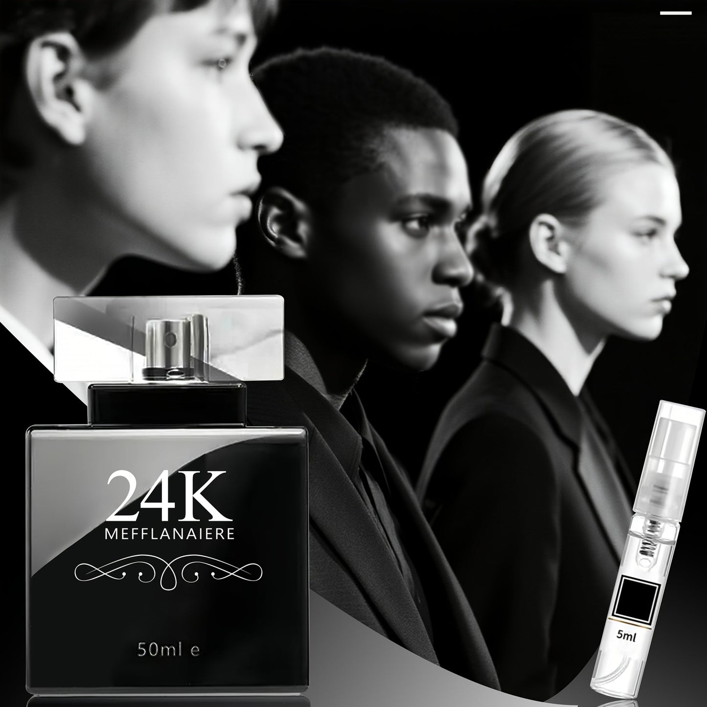 24K Men'S Cologne Parfum - Long-Lasting Woody Fresh Scent, Elegant with Golden & 24K Label - Portable Travel-Friendly Luxury Fragrance for Dates, Parties, Birthdays - Ideal Gift for Men, Sensitive Light Safe, 1.0fl.oz /, Date