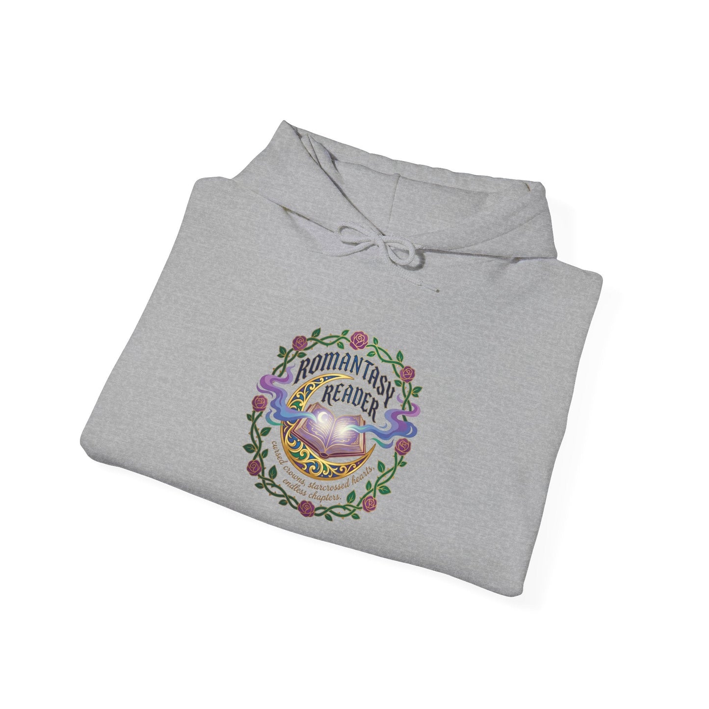 Romantasy Reader Crest Hoodie | romantasy, book lover