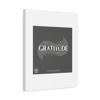 Gratitude Wall Art Matte Canvas | Tiny Treats, sweet uplifting print