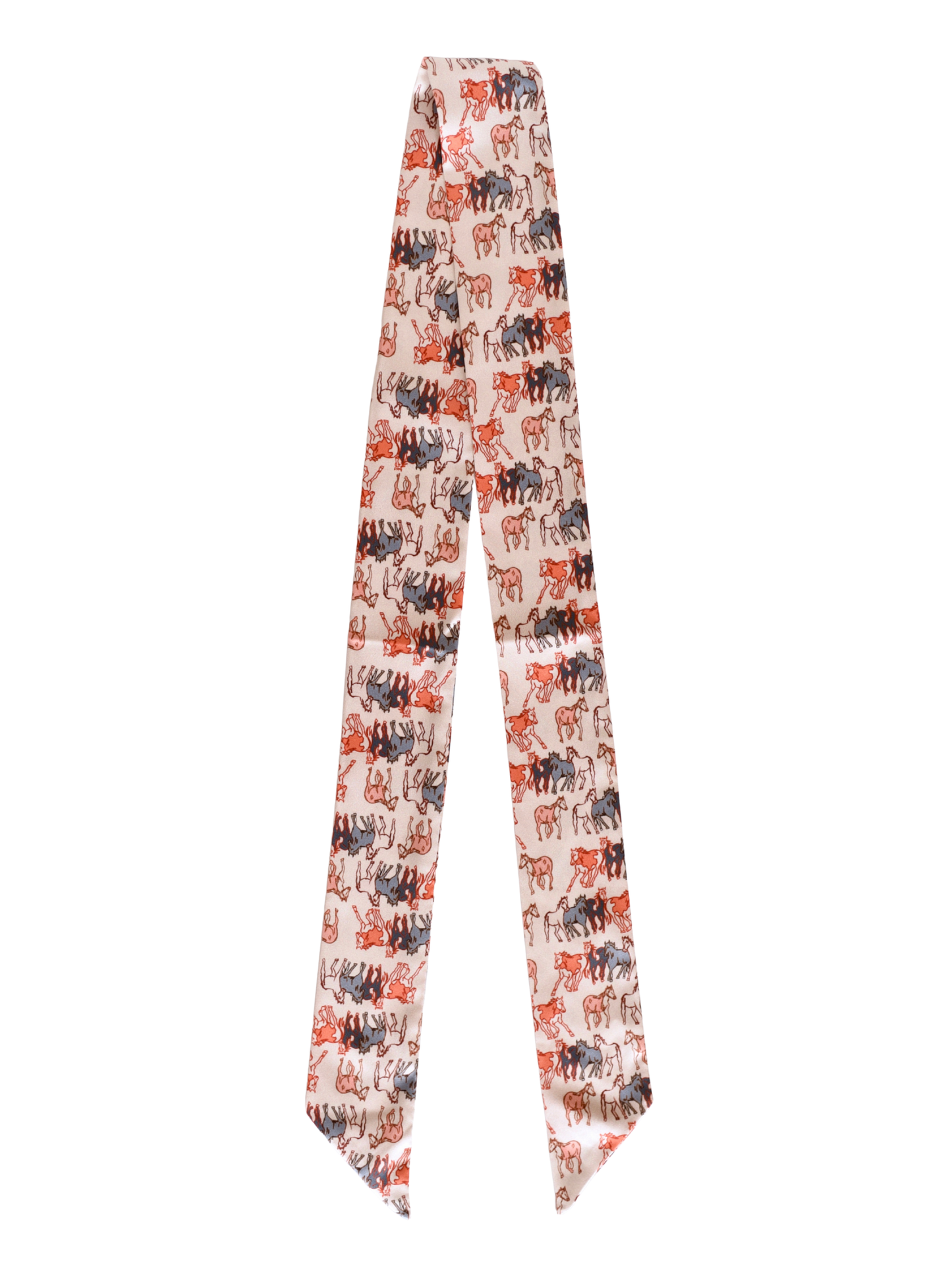Mustang Meadows Silk Twilly Western Scarf V1 — Final Stock