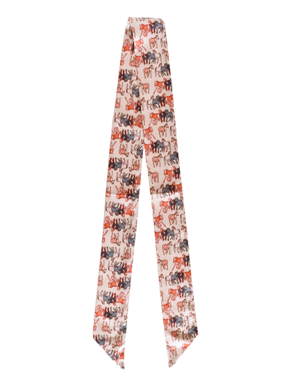 Mustang Meadows Silk Twilly Western Scarf V1 — Final Stock