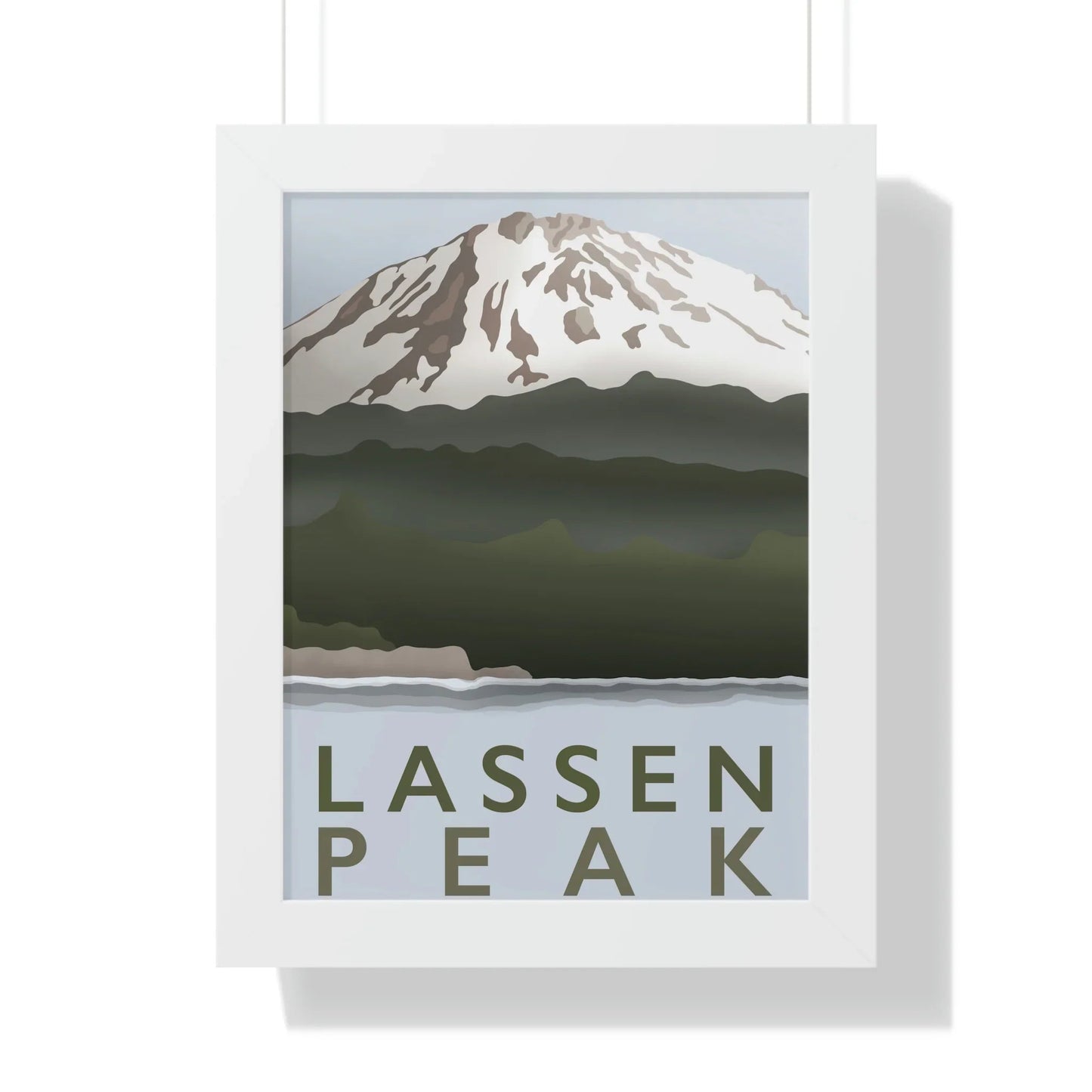 Lassen Peak Framed Print – Wall Art