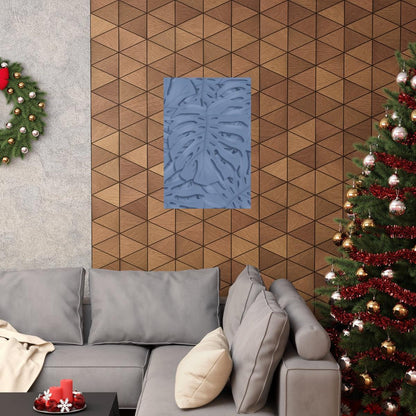 Blue Monstera Botanical Print – Unframed Wall Art