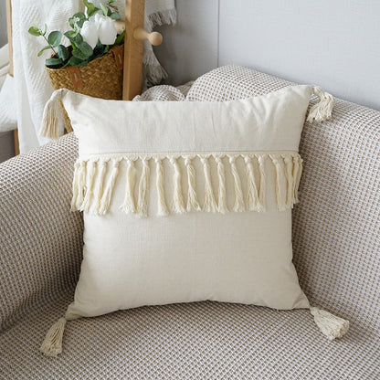 Home Fashion Boho Ethnic Tufted Pillowcase