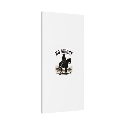 No Mercy Cowboy Skull Canvas | western skull art, gothic Americana
