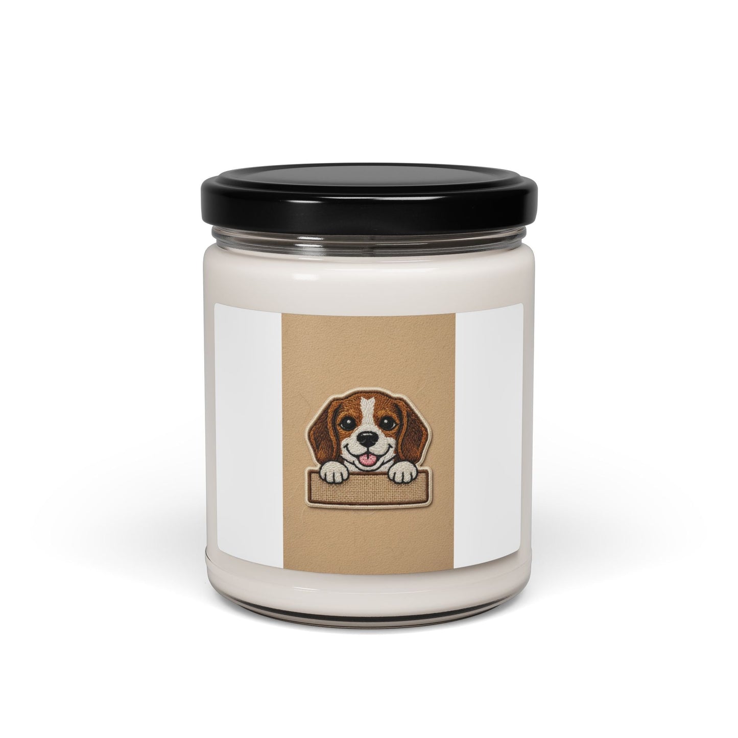 Calming Dog Scented Soy Candle — Stress Relief Aromatherapy, 9oz