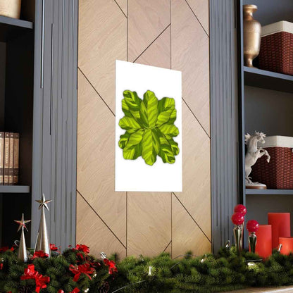 Calathea Yellow Fusion Botanical Print – Unframed Wall Art