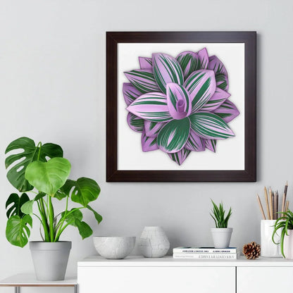 Tradescantia Nanouk Framed Print – Botanical Wall Art