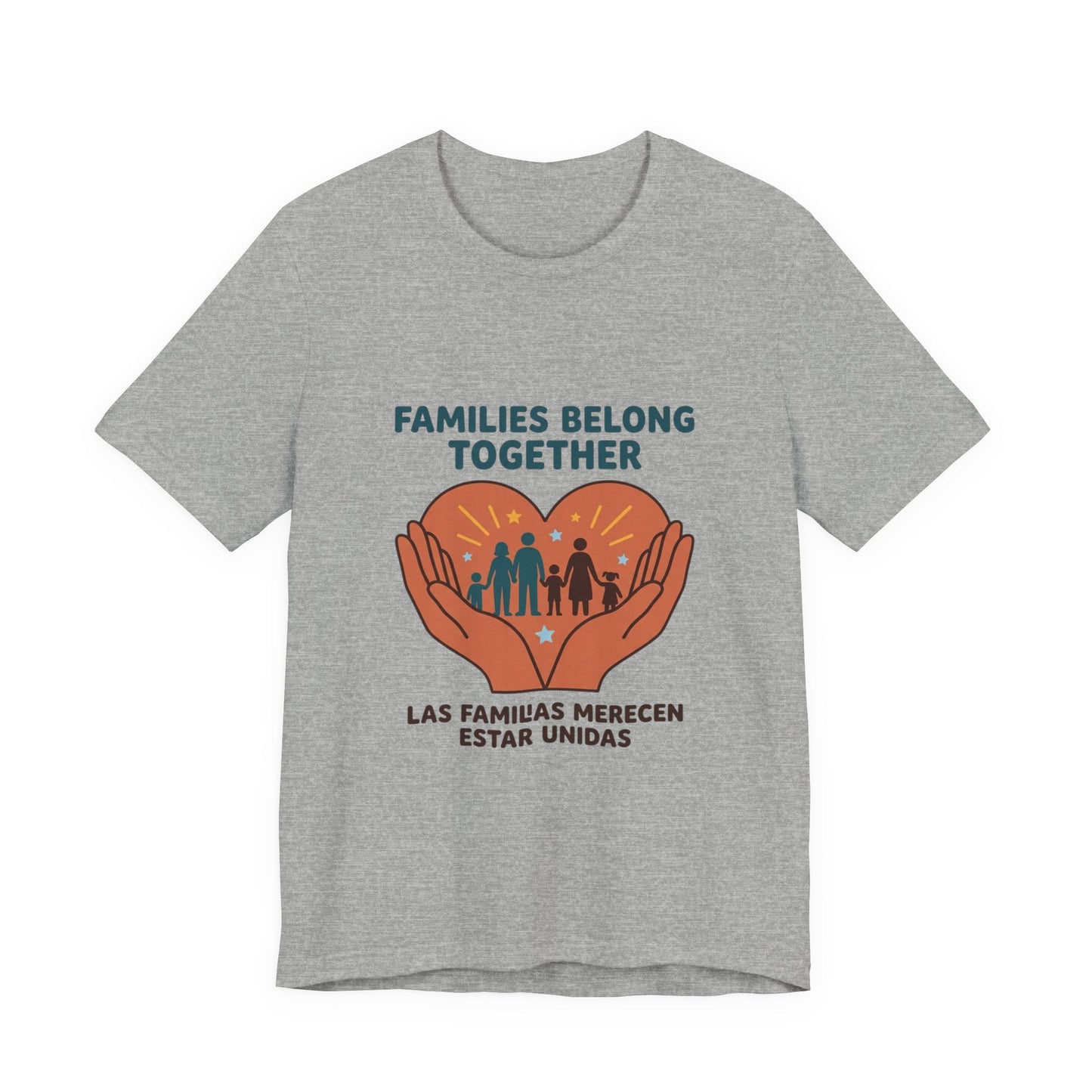 Families Belong Together Tee | family unity, solidaridad, bilingual