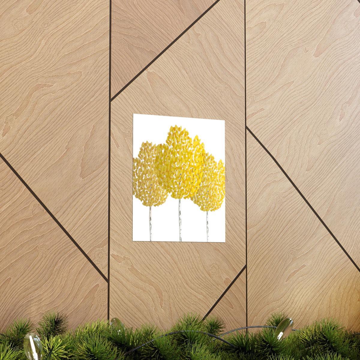 Fall Aspen Print – Unframed Wall Art