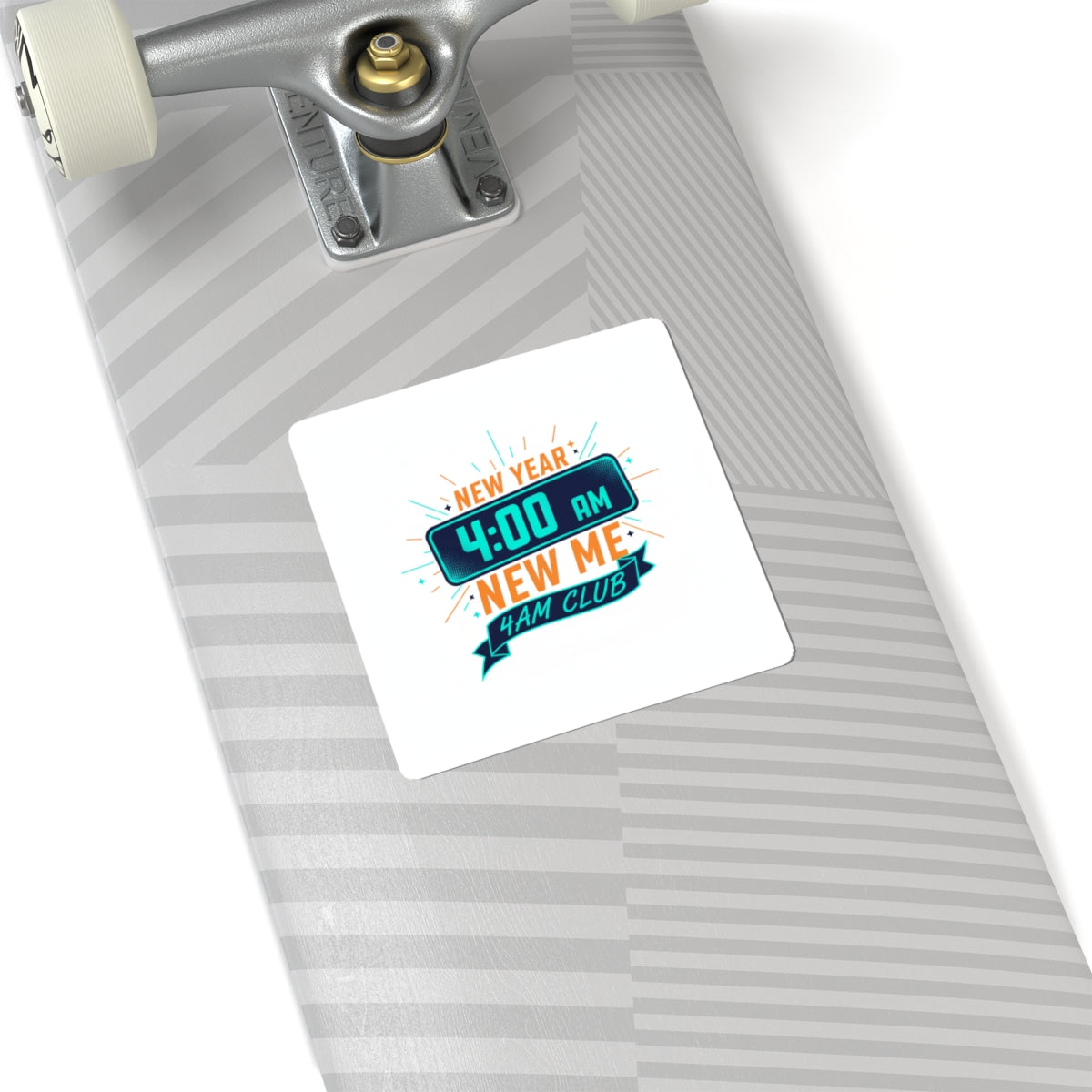 4:00 AM New Year New Me Sticker | Holiday Party, Festive Humor