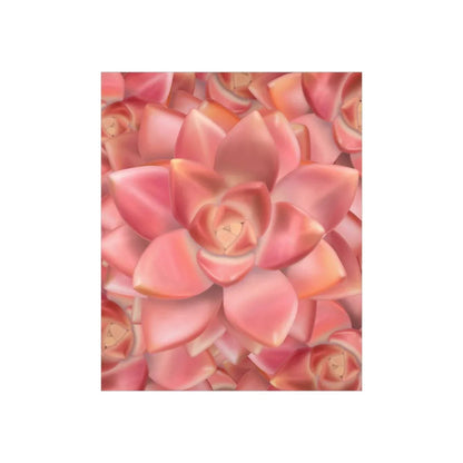 Graptosedum California Sunset Succulent Pattern Botanical Print – Unframed Wall Art
