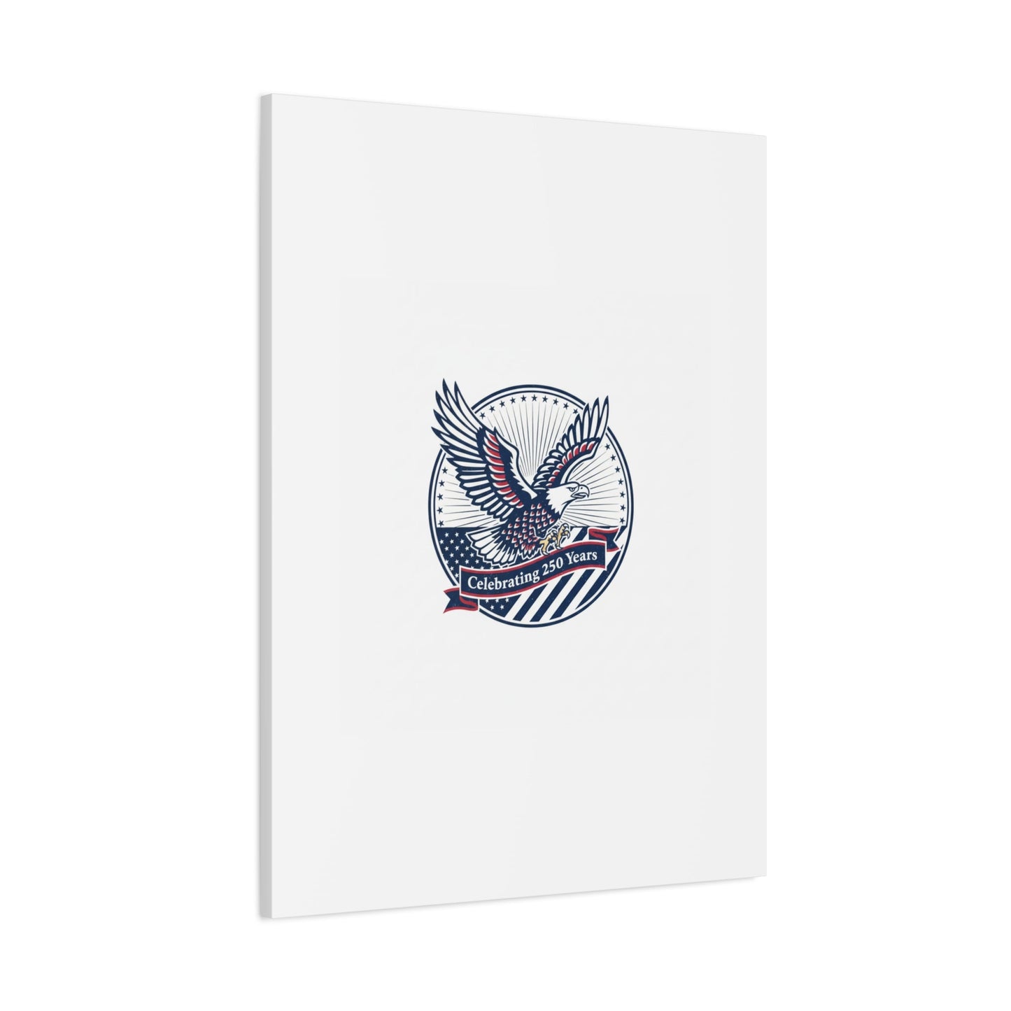 250th Anniversary Eagle Emblem Canvas | Semiquincentennial Americana