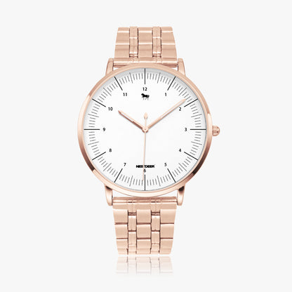 273. Instafamous Steel Strap Quartz watch