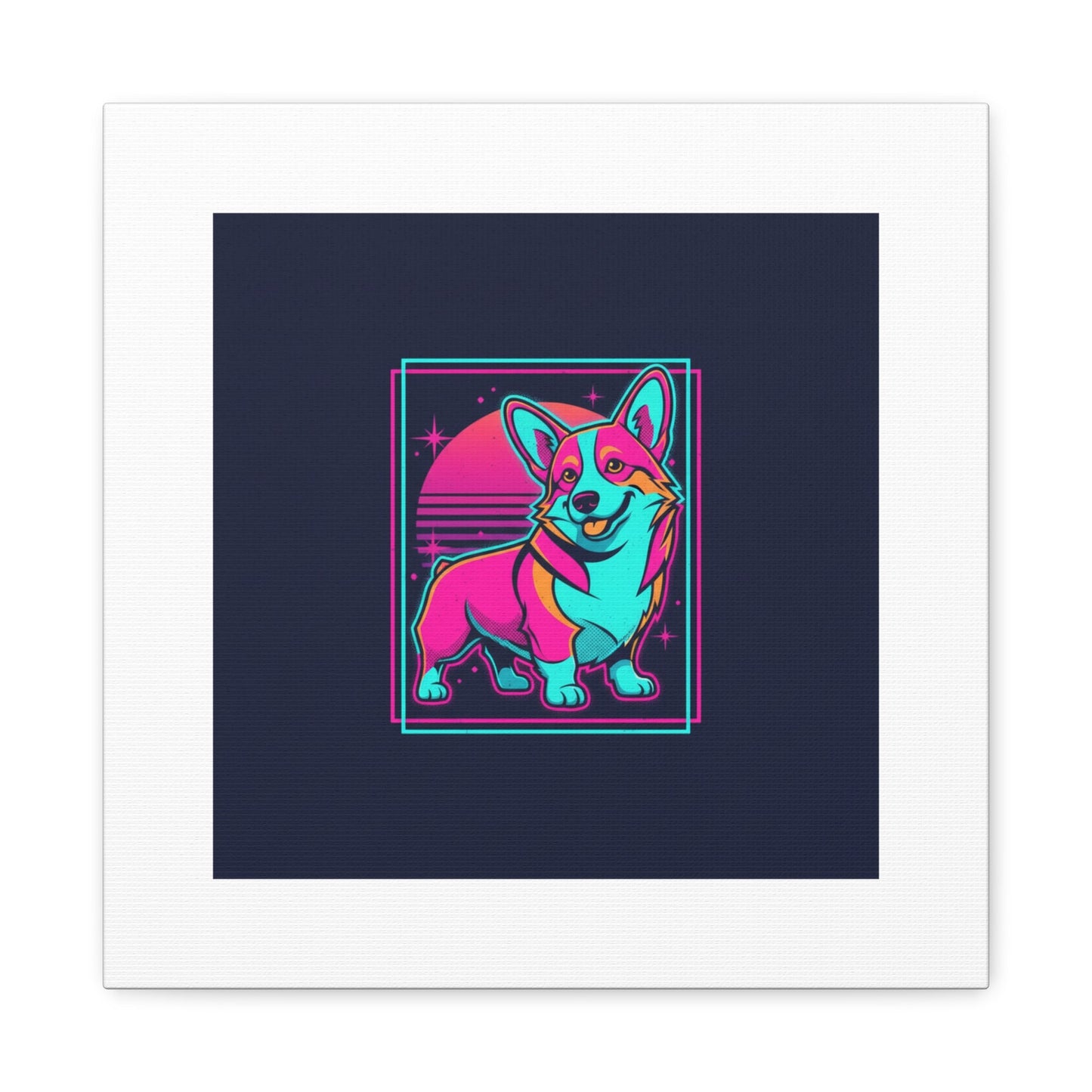 Platonic Love Corgi Canvas | Friendship Valentine, Galentine’s Wall Art