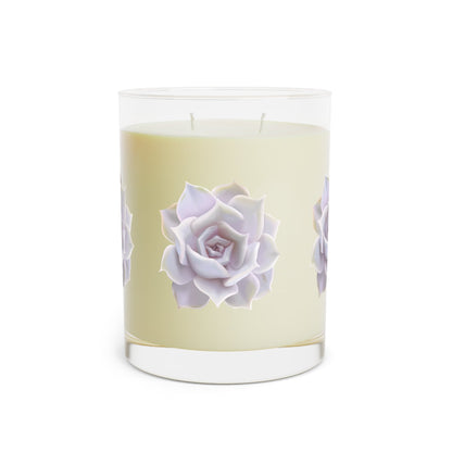 Echeveria Lilacina Succulent Soy Candle 11 oz – Three Scent Options
