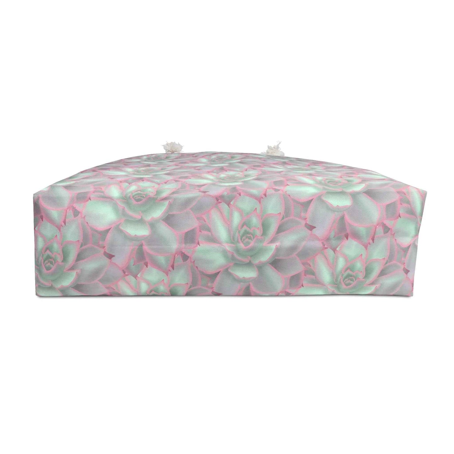 Echeveria Violet Queen Succulent Pattern Weekender Bag