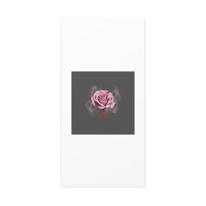 6 7 Valentine's Canvas | Viral Gothic Rose Wall Art | 6 7 Meaning Dark Romance