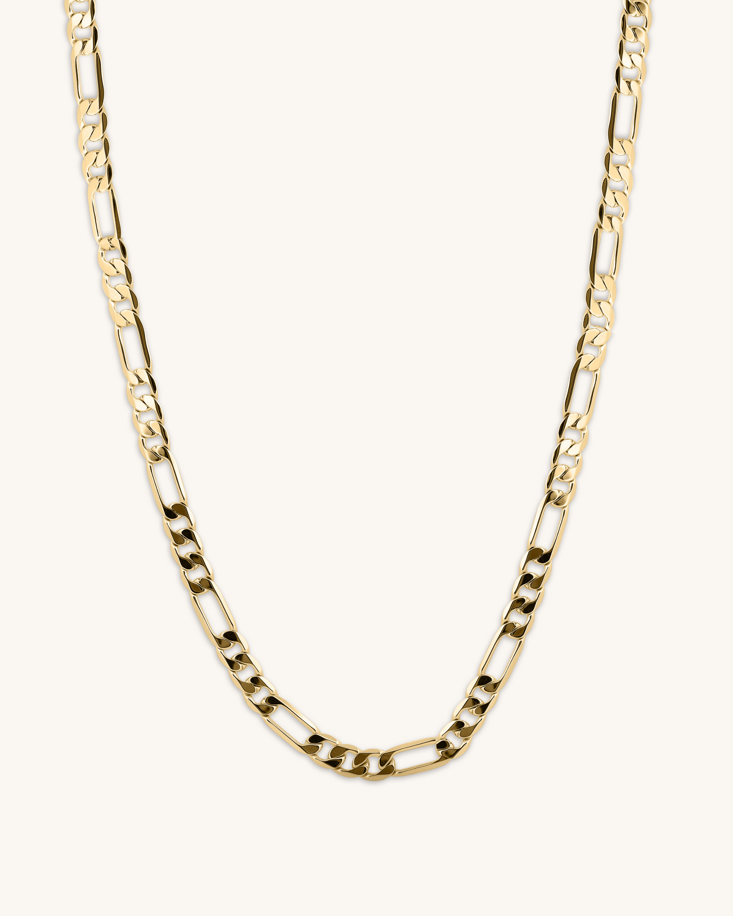 14K Gold 4.7mm Lite Figaro Chain