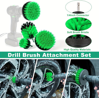 Car Full Interior & Exterior Cleaning Detailing Kit w/ Vacuum, Windshield Cleaner, Drill Brush Kit & More