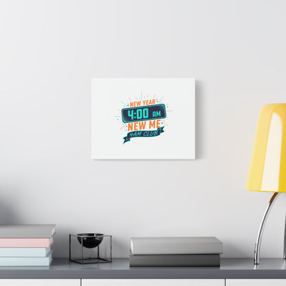 4AM Club New Year Graphic Canvas | Holiday Party Novelty, Festive New Year Decor