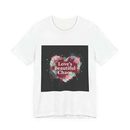 Love's Beautiful Chaos Tee | grunge heart shirt, distressed love tee