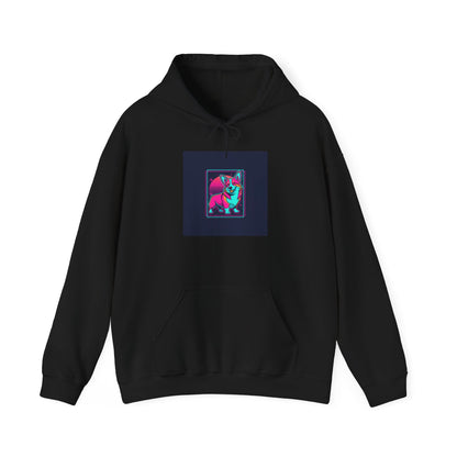 Platonic Love Heart Badge Hoodie | friendship Valentine, Galentine’s