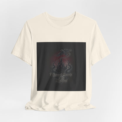 Medieval Castle Emblem Tee | Castlecore Gothic Blackletter T‑Shirt
