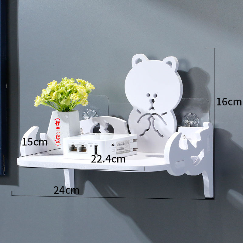 Perforation-Free Wall Shelf Bedroom Wall Hanging Bathroom