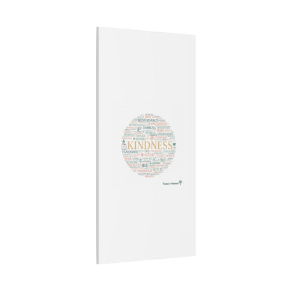 Kindness Word Cloud Canvas | Fresh Start Minimalist Wall Art