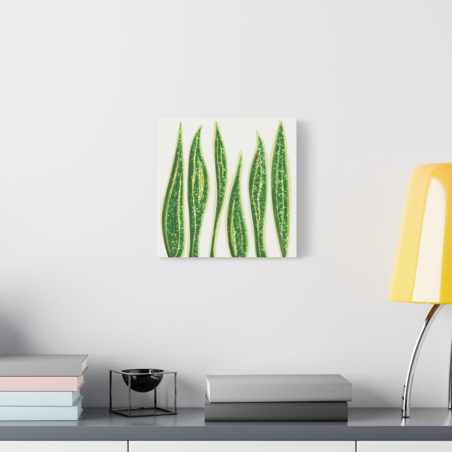 Snake Plant Canvas Print – Botanical Wall Art