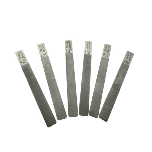 6-Piece Stainless Steel Guitar Fret Files Set,  Fret Dressing Kit for Acoustic/Electric Guitar, Luthier Repair Tools