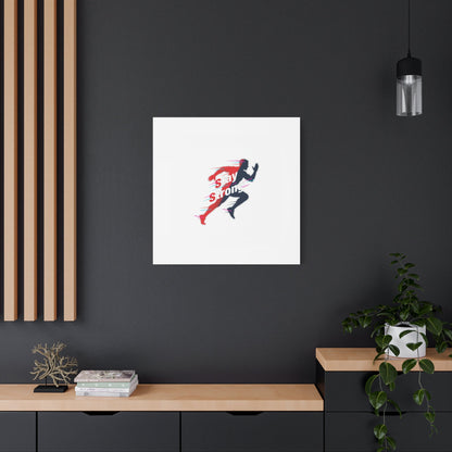 Stay Strong Runner Canvas | Fitness Motivation, Gym Wall Art