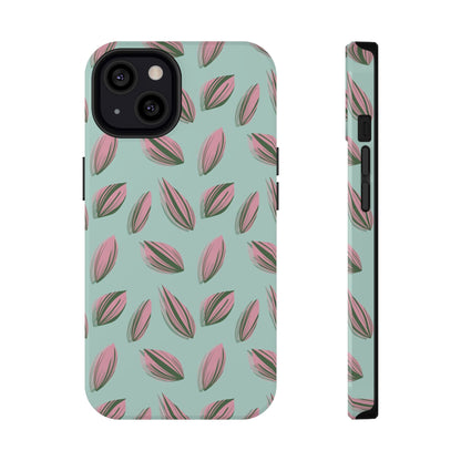 Tradescantia Nanouk Pattern Phone Case – Dual Layer Protective Cover