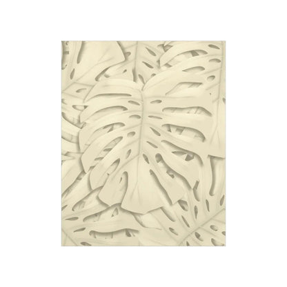 Beige Monstera Botanical Print – Unframed Wall Art